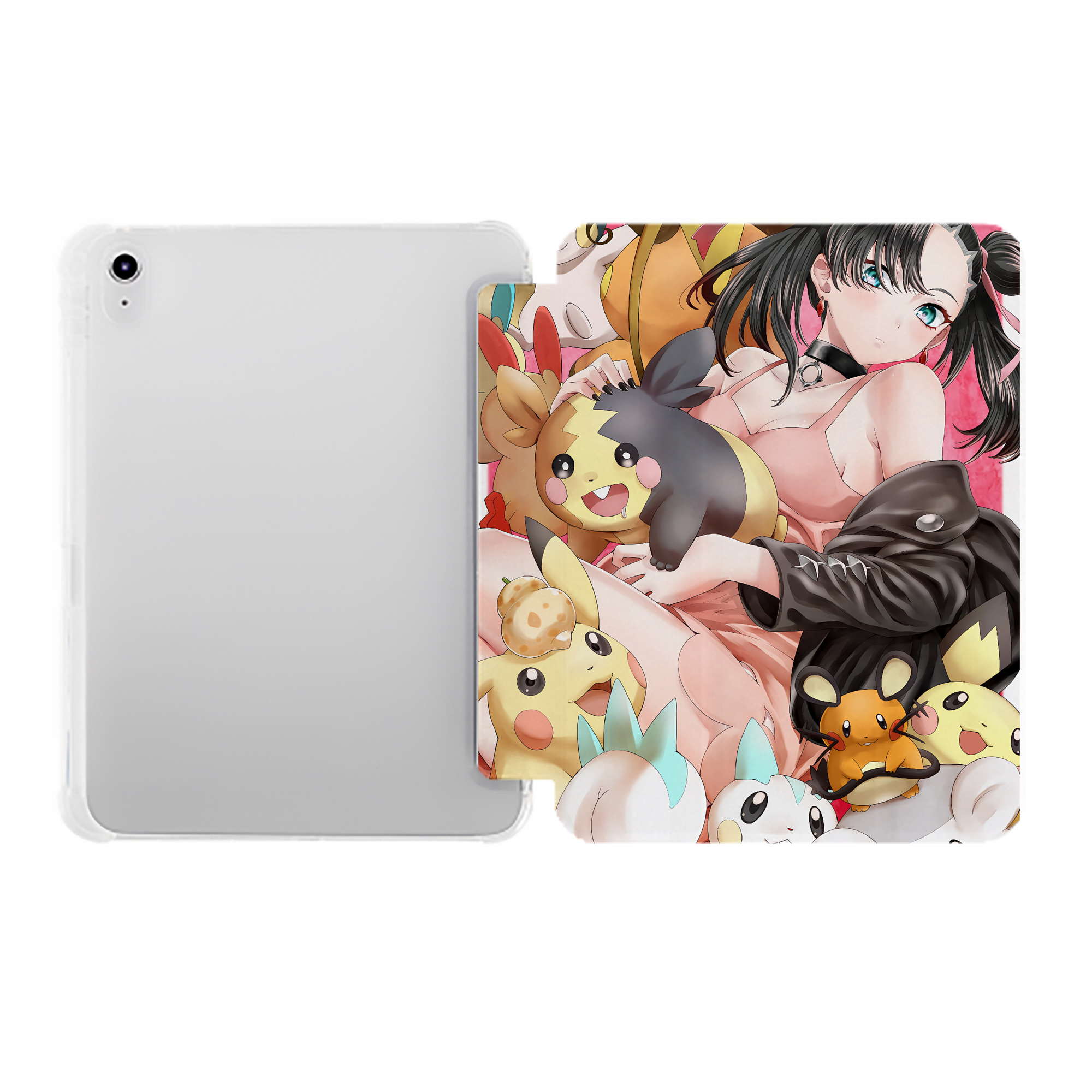 （画像用） ポケットモンスター Pokémon IPad ケース ペン収納付き 三つ折りスタンド PUレザー×シリコン 対応機種9.5/10.5/10.9インチ